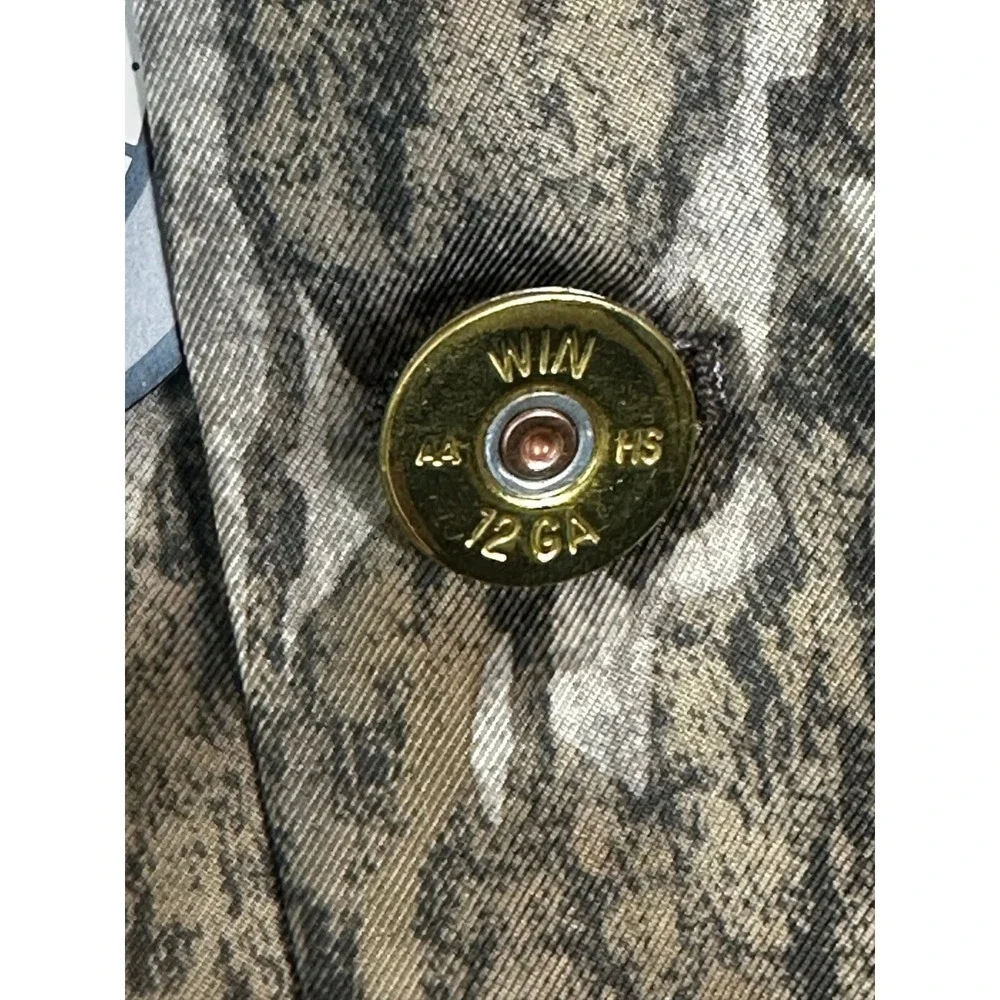 Mossy Oak Bottomland Camo Blazer Mens 56 Bottomland Shell Casing Buttons NEW